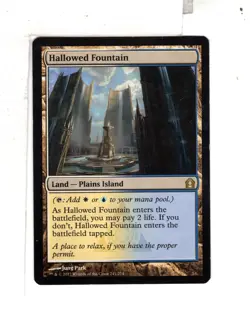 MTG SkeenAB Hallowed Fountain from Return to Ravnica. LP. - Image 1