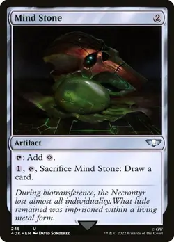 Mind Stone NonFoil Warhammer 40,000 Commander 245 NM MTG - Image 1