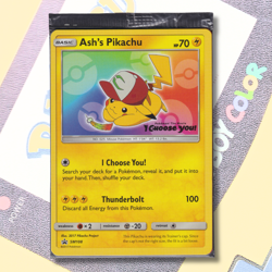 2017 Pokemon I Choose You Promo Ash's Pikachu SM108 SEALED - Image 1