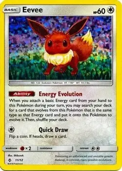 Eevee 011/012 McDonald's Promos 2018 Holo Promo NM 2018 - Image 2