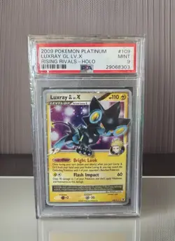 Pokemon Luxray GL Lv.X Rising Rivals Holo Ultra Rare #109 PSA 9 Mint - Image 1