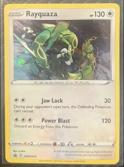 The Pokemon Company Rayquaza SWSH029 Sword & Shield Promo Holo Basic 130 HP EN - Image 1