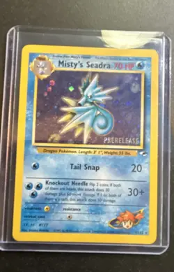 Misty's Seadra 009/132 Gym Heroes Holo Pokemon - Image 1