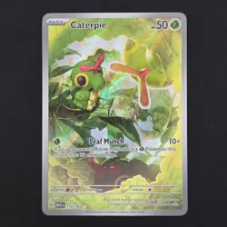 Pokemon TCG Card Caterpie 172/165 S&V 151 Illustration Rare *English* - NM - Image 1