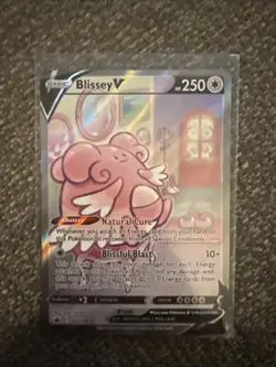 Pokemon TCG Blissey v Full Art Holo Sword & Shield Chilling Reign 183/198 NM - Image 1