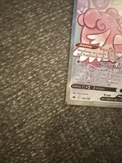 Pokemon TCG Blissey v Full Art Holo Sword & Shield Chilling Reign 183/198 NM - Image 5