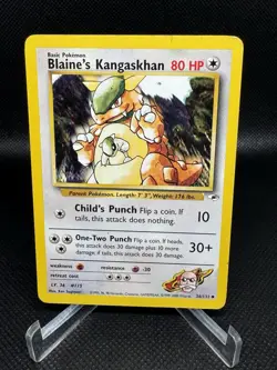Pokemon Blaine's Kangaskhan 036/132 Gym Heroes Regular - Image 1