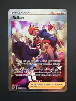 Raihan GG65/GG70 Pokemon Crown Zenith Galarian Gallery Ultra Rare Near Mint 2023 - Image 1