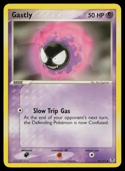 Gastly 63/112 Common FireRed & LeafGreen Pokemon Near Mint - Image 1
