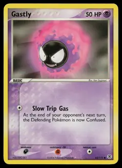 Gastly 63/112 Common FireRed & LeafGreen Pokemon - Image 1
