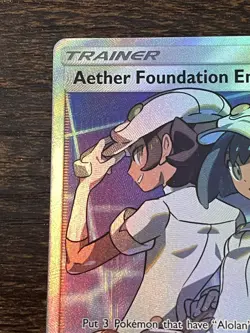 Pokemon TCG Aether Foundation Employee Hidden Fates SV81/SV94 Holo Full Art - Image 2