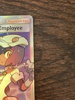 Pokemon TCG Aether Foundation Employee Hidden Fates SV81/SV94 Holo Full Art - Image 3