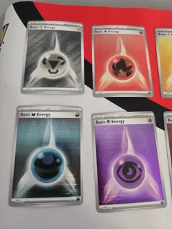 Complete SVE 17-24 Horizontal Holo Energy Set Black Bolt White Flare Pokemon - Image 2