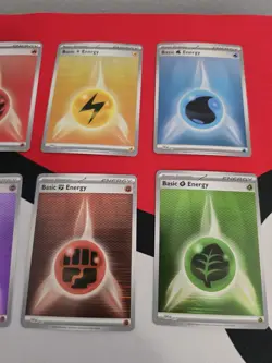 Complete SVE 17-24 Horizontal Holo Energy Set Black Bolt White Flare Pokemon - Image 3