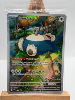 Pokemon TCG - S&V 151 - SVP051 Snorlax - Pokemon Center Stamped Promo - SEALED - Image 1