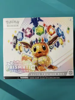 Minor Flaws Pokemon TCG Scarlet & Violet Prismatic Evolutions ETB- See Photos - Image 1