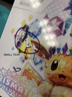 Minor Flaws Pokemon TCG Scarlet & Violet Prismatic Evolutions ETB- See Photos - Image 2