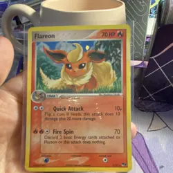 Pokemon TCG Flareon 2/17 POP Series 3 Holo Rare 70 HP English 2006 - Image 1