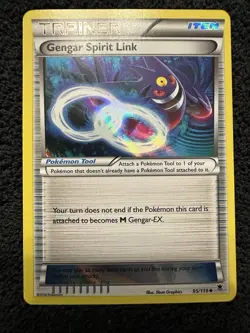 Pokemon TCG Gengar Spirit Link 2014 Gamestop Alternate Holo Promo 95/119 - Image 1