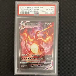 The Pokemon Company Pokemon TCG Charizard VMAX Holo SWSH261 PSA 10 - Image 1