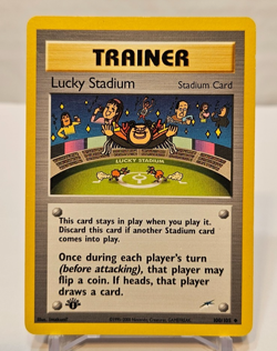 Lucky Stadium 100/105 Uncommon 1st Edition Neo Destiny Pokemon 1777 - Image 1