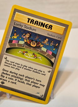 Lucky Stadium 100/105 Uncommon 1st Edition Neo Destiny Pokemon 1777 - Image 3