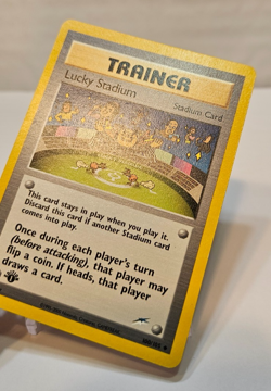 Lucky Stadium 100/105 Uncommon 1st Edition Neo Destiny Pokemon 1777 - Image 4