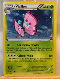 Vivillon 17/146 XY Holo POKEMON ENGLISCH VINTAGE - Image 1