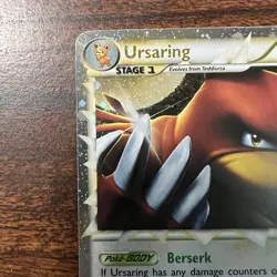 Pokemon TCG Ursaring Prime Unleashed 89/95 Holo Ultra Rare Heavily Player/Damage - Image 2