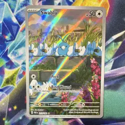 The Pokemon Company Swablu Full Art Holo Illustration Rare SV04 213/182 50HP EN - Image 3