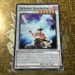 Shiranui Samuraisaga - MP16-EN211 - Common 1st Edition LP Yugioh MP - Image 1