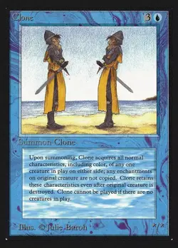 Clone NM Collector's Edition MTG Magic the Gathering Blue English Card - Image 1