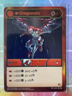 Bakugan: Battle Brawlers Super Rare Diamond Dragonoid Evo Card EFS_259_SR_BB - Image 1