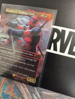 Deadpool Trading Card Rainbow Foil Secret Lair Drop, MTG (NM Condition) - Image 3