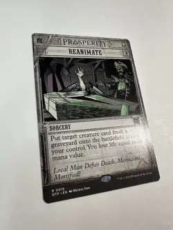 MTG TCG Reanimate Outlaws of Thunder Junction: Breaking News Regular - Image 3
