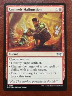 1x NM Untimely Malfunction - 0161 U DSK - MTG Magic Never Played x1 - Image 1