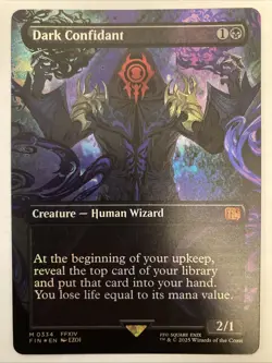 FOIL Dark Confidant (Borderless) - FINAL FANTASY (FIN) 0334 M MTG - Image 1