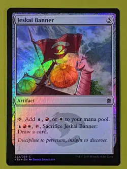 FOIL Jeskai Banner x1 Khans of Tarkir x1 Magic the Gathering MTG - Image 1