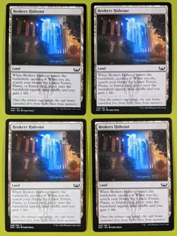 Brokers Hideout x4 Streets of New Capenna 4x Playset Magic the Gathering MTG - Image 1