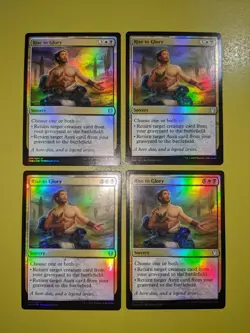 FOIL Rise to Glory x4 Theros: Beyond Death 4x Magic the Gathering MTG - Image 1