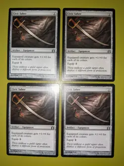 Civic Saber x4 Return to Ravnica 4x Playset Magic the Gathering MTG - Image 1