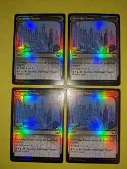 SHOWCASE FOIL Skybridge Towers x4 Streets of New Capenna 4x MTG - Image 1