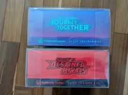 Pokemon Center ETB Destined Rivals & Journey Together Lot - New / Sealed - Image 4