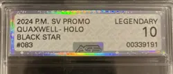 Pokemon Quaxwell Shiny Holo Rare Promo SVP 083 Black Star AGS Legendary 10 - Image 3