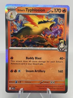 Pokemon TCG Ethan's Typhlosion 034/182 Holofoil (H) SV10: Destined Rivals🔥 - Image 1