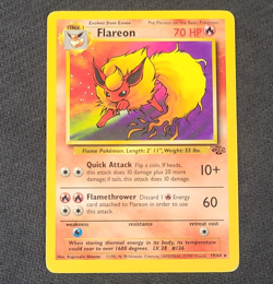 Flareon 70 HP Jungle Regular Rare Unlimited 19/64 Stage 1 - Image 1