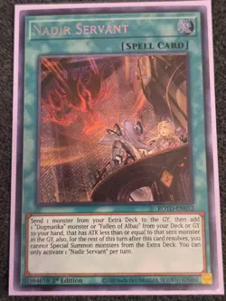 Nadir Servant - ROTD-EN052 - Secret Rare - 1st Edition x1 - VLP - Image 1