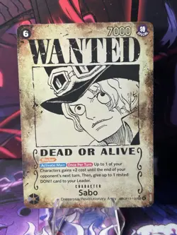 Bandai One Piece Card Game Sabo OP13-120 Carrying on His Will SP Special 7K - Image 1