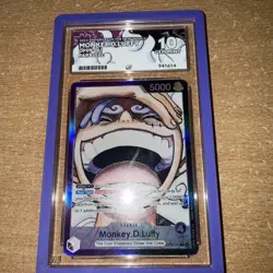 One Piece TCG Luffy OP09-061 LEADER Alt Art | OP09-061 ACE 10 - Image 3