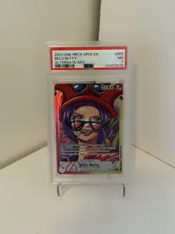 Belo Betty OP05-002 Alt Art Awakening New Era 2023 One Piece English PSA 7 - Image 1